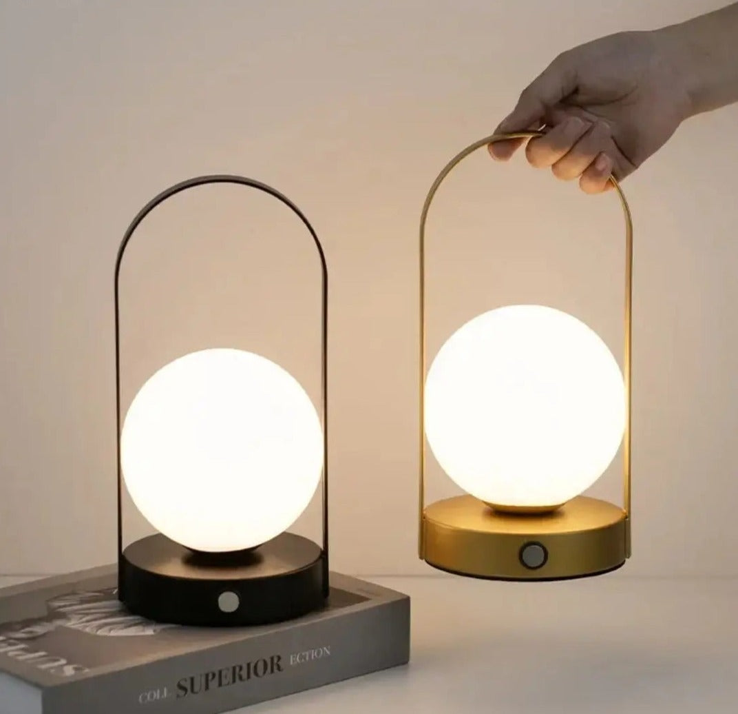 Compact Modern Desk Lamp with Touch Sensor and USB Recharge