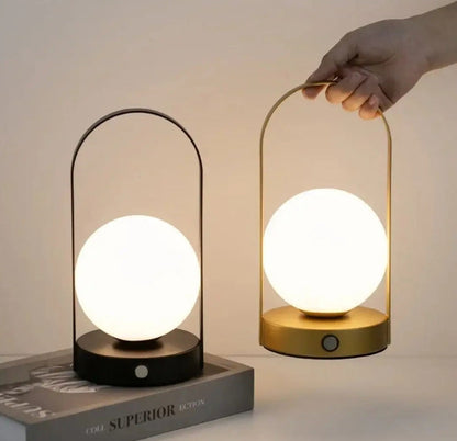 Compact Modern Desk Lamp with Touch Sensor and USB Recharge