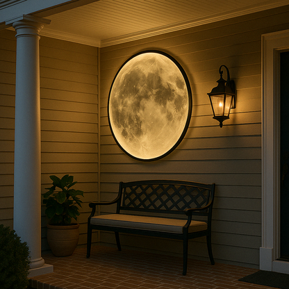 Simple Elegant LED Lunar Wall Lamp