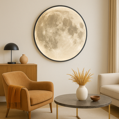 Simple Elegant LED Lunar Wall Lamp