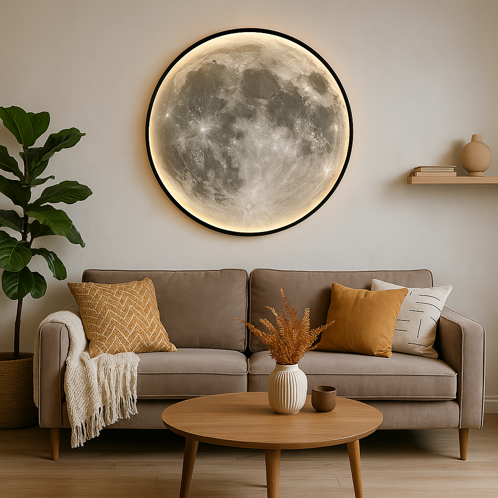 Simple Elegant LED Lunar Wall Lamp - Fesara