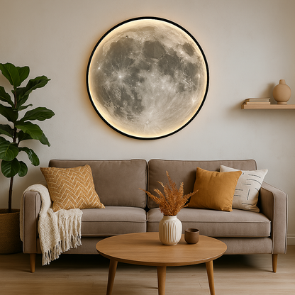 Simple Elegant LED Lunar Wall Lamp - Fesara