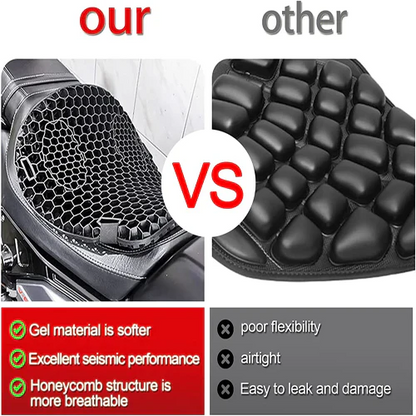 Comfortable Motorcycle Gel Seat Cushion
