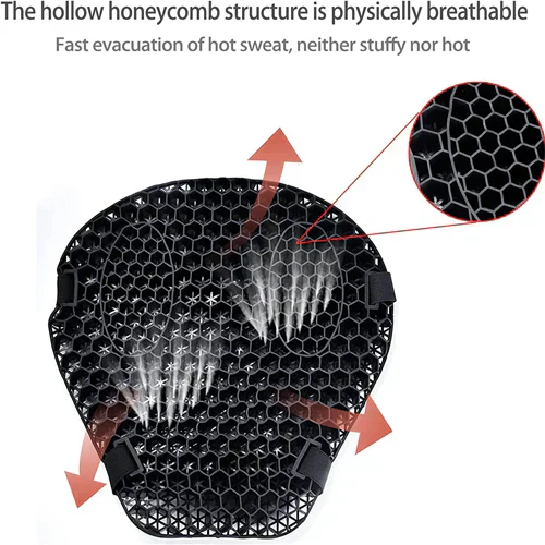 Comfortable Motorcycle Gel Seat Cushion