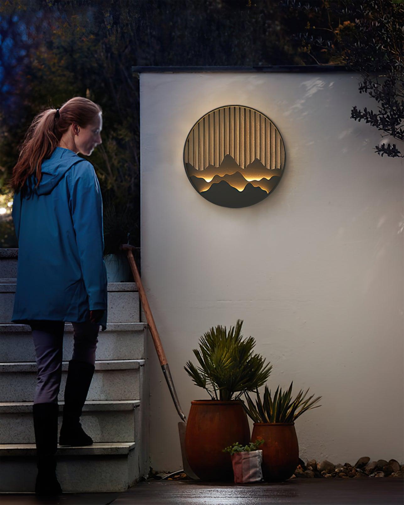 Modern Outside Wall Light