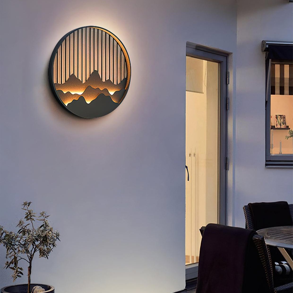 Bright Exterior Patio Wall Light