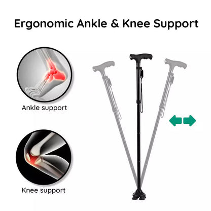Portable Collapsible LED Walking Stick