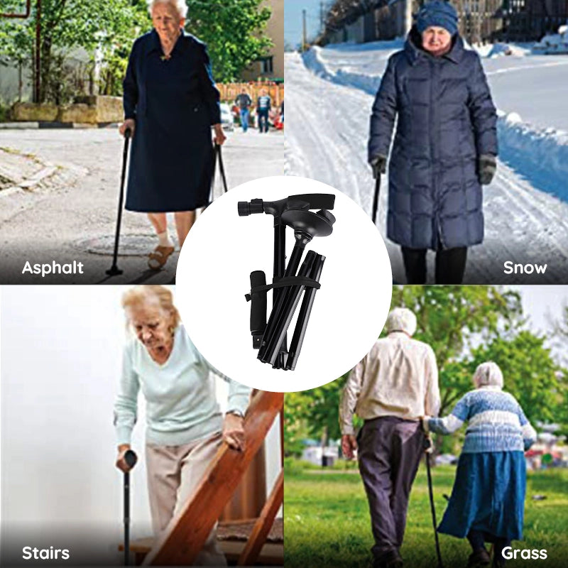 Portable Collapsible LED Walking Stick