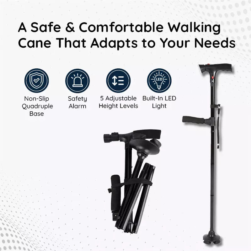 Portable Collapsible LED Walking Stick