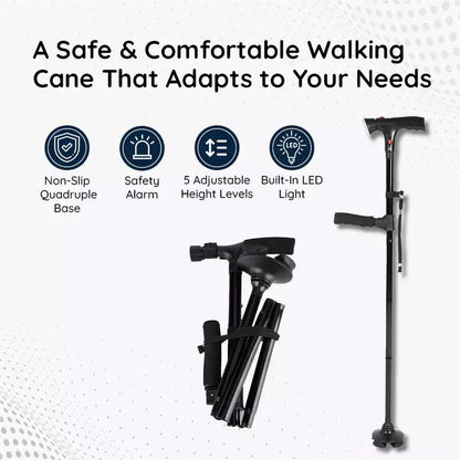 Portable Collapsible LED Walking Stick