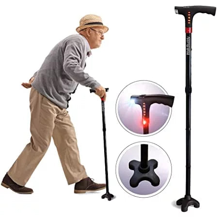 Portable Collapsible LED Walking Stick - Fesara