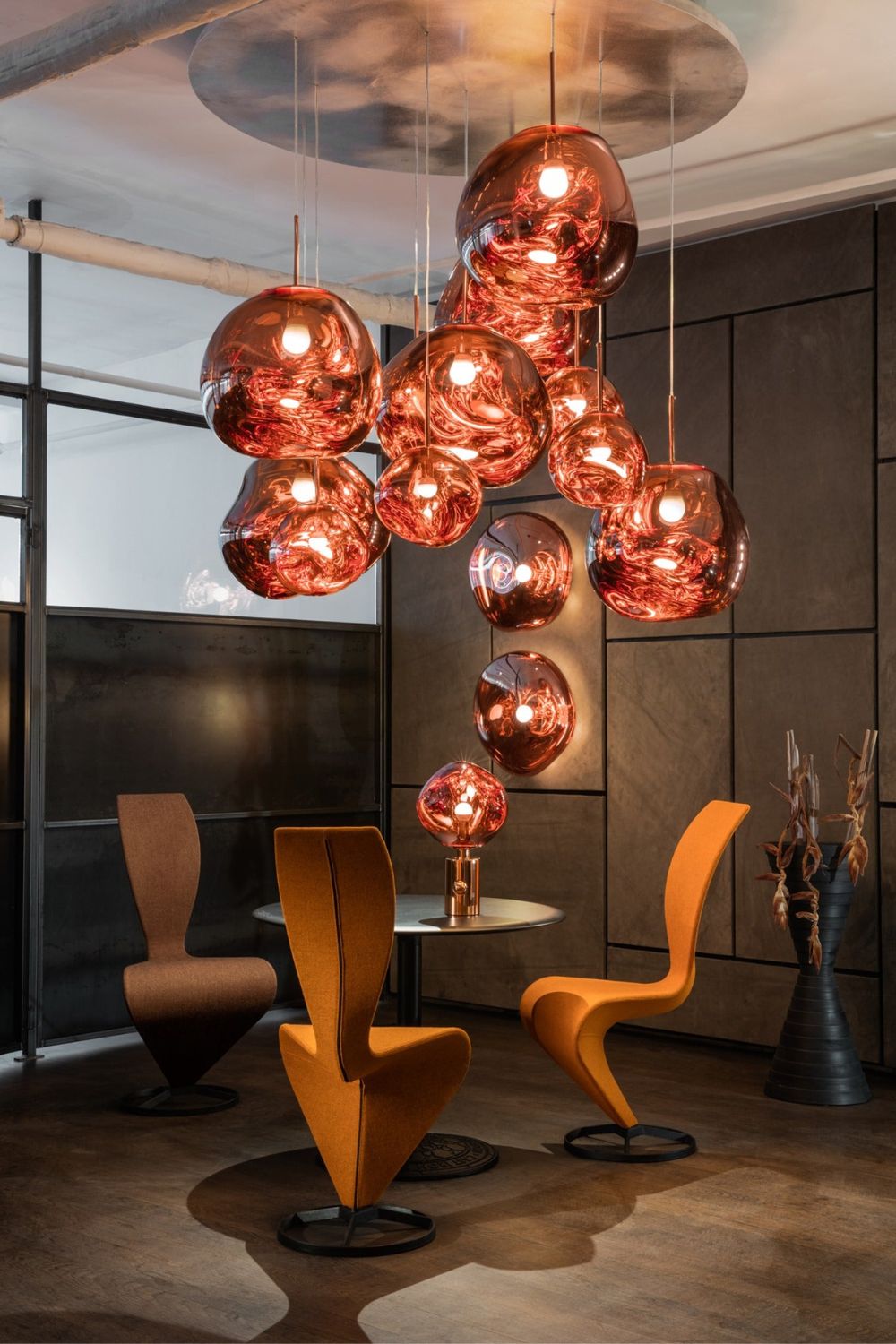 Stylish Round Glass Pendant Light Fixture