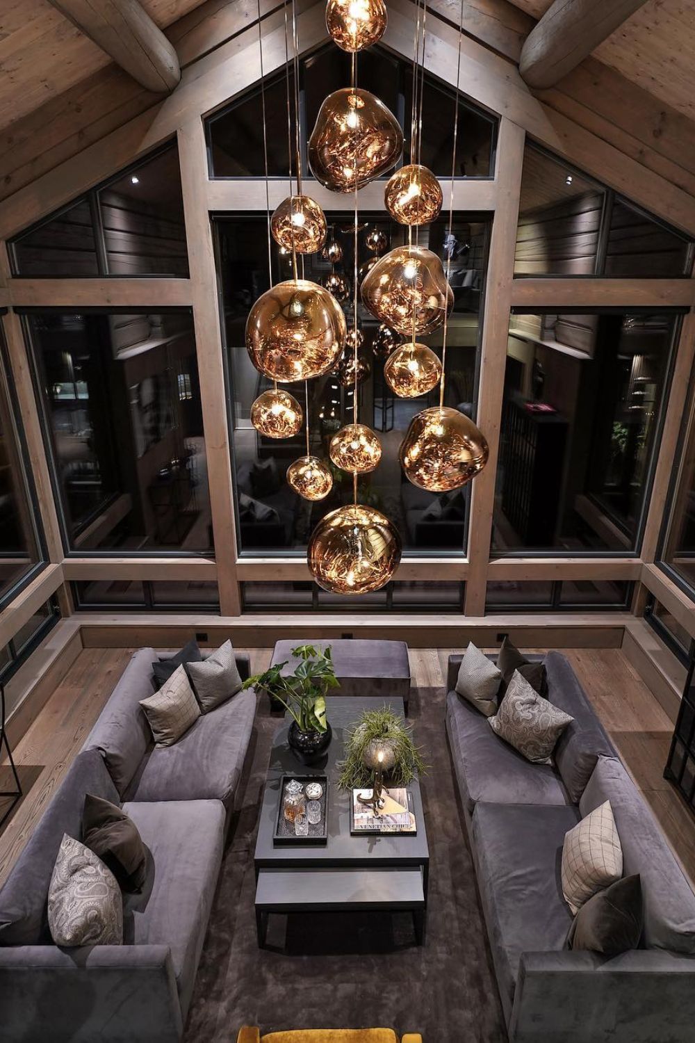 Stylish Round Glass Pendant Light Fixture