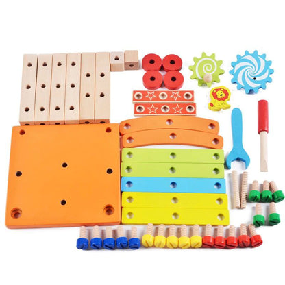 Mini Wooden Kids Table Chair Set