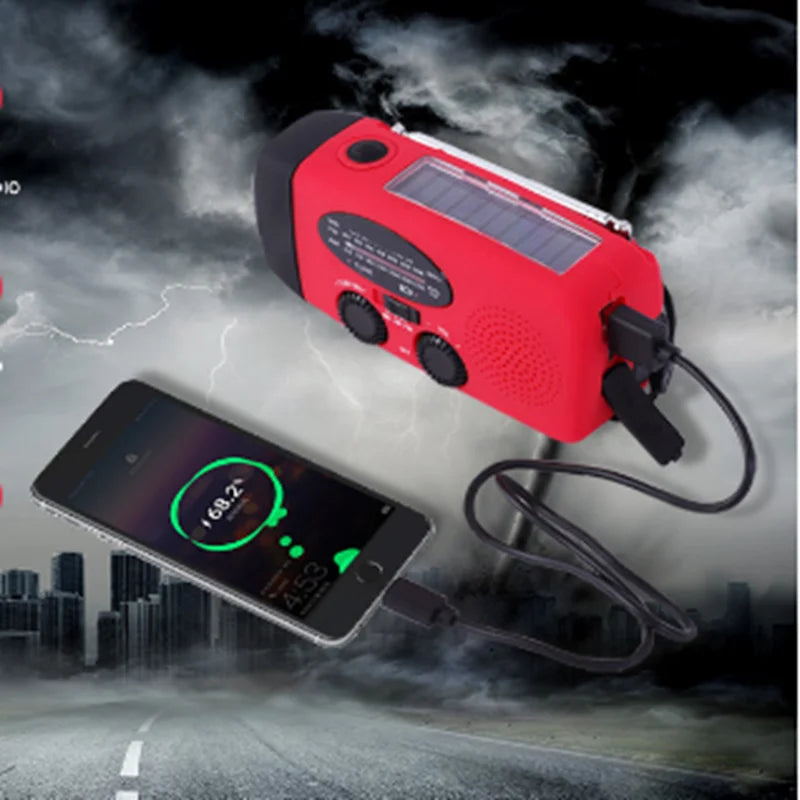 Portable Emergency Hand Crank Radio