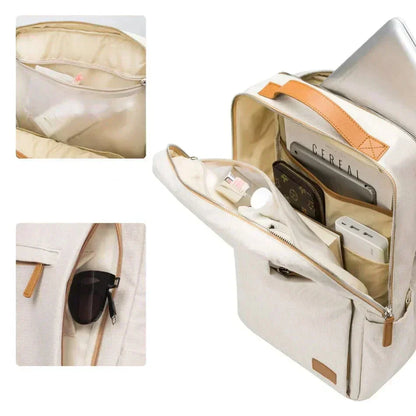 Waterproof Laptop Bag with USB Charger for 15.6 Inch Laptops