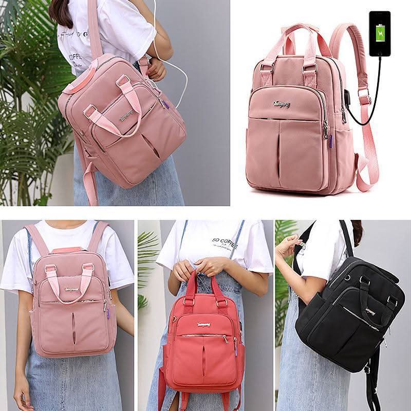 Waterproof Hiking Backpack with USB Charging Port