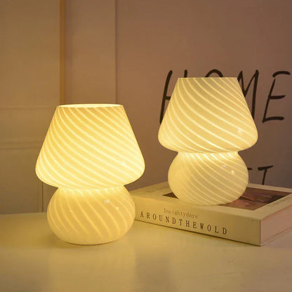 Exquisite Italian Glass Desk Lamp