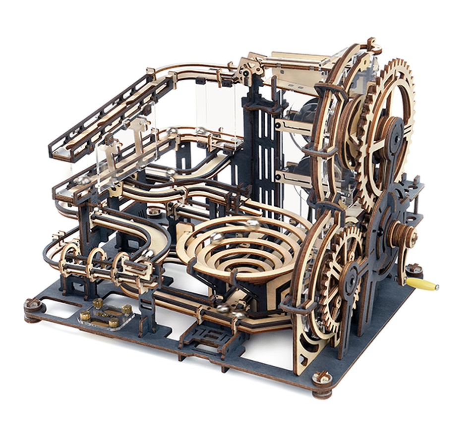 Glowing Marble Run Coaster Set