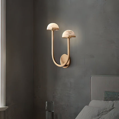 Unique Funnel Mushroom Table Lamp