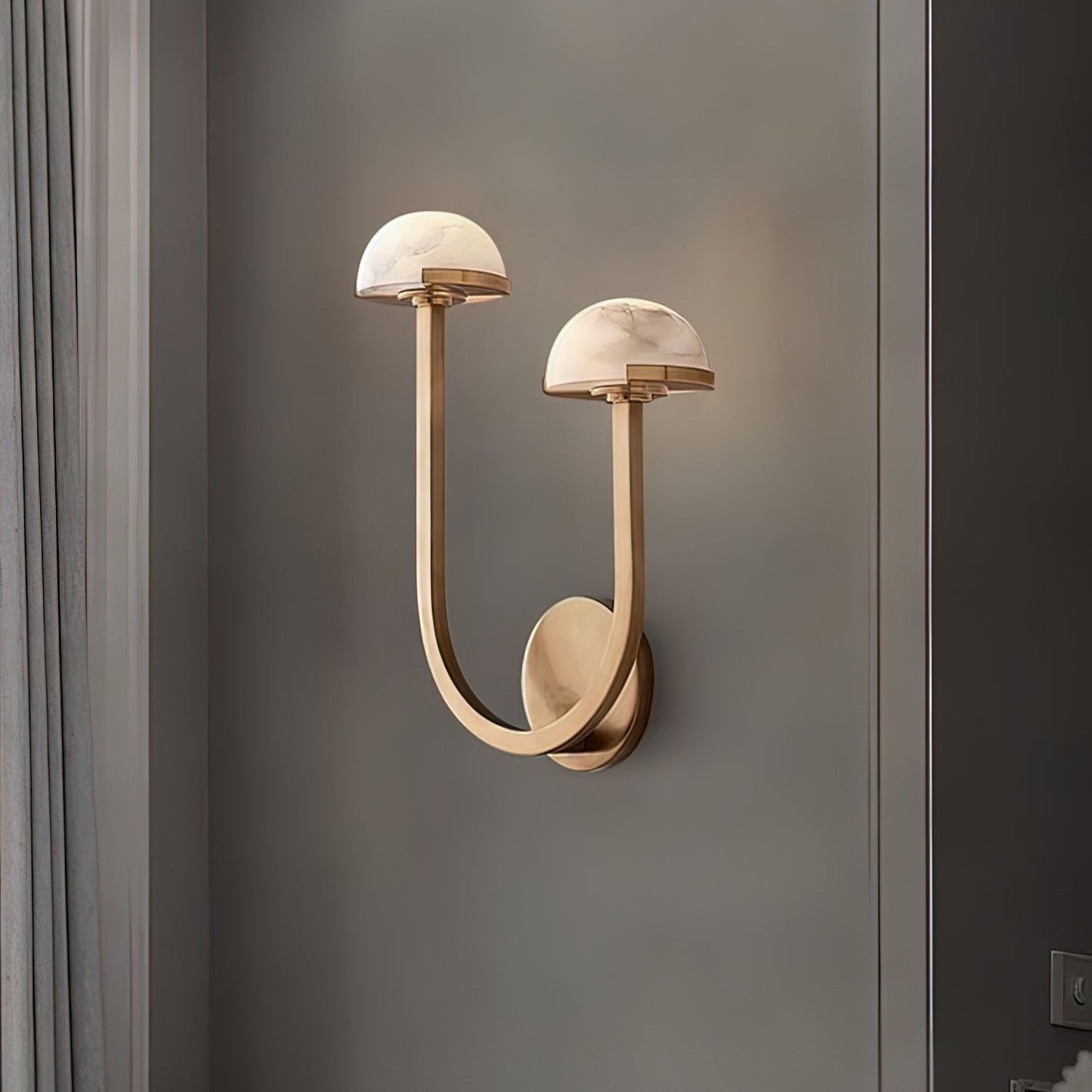 Unique Funnel Mushroom Table Lamp - Fesara