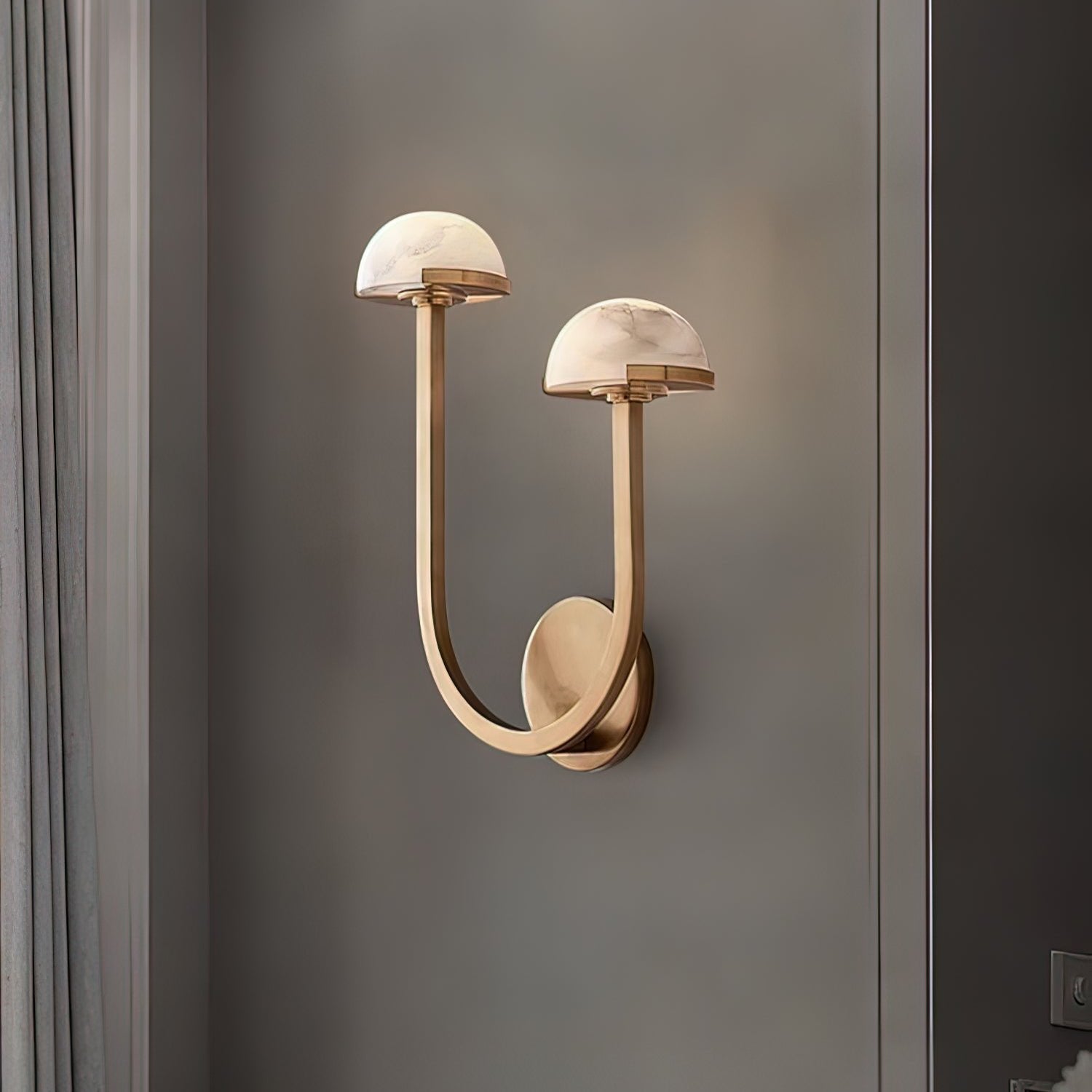 Unique Funnel Mushroom Table Lamp - Fesara