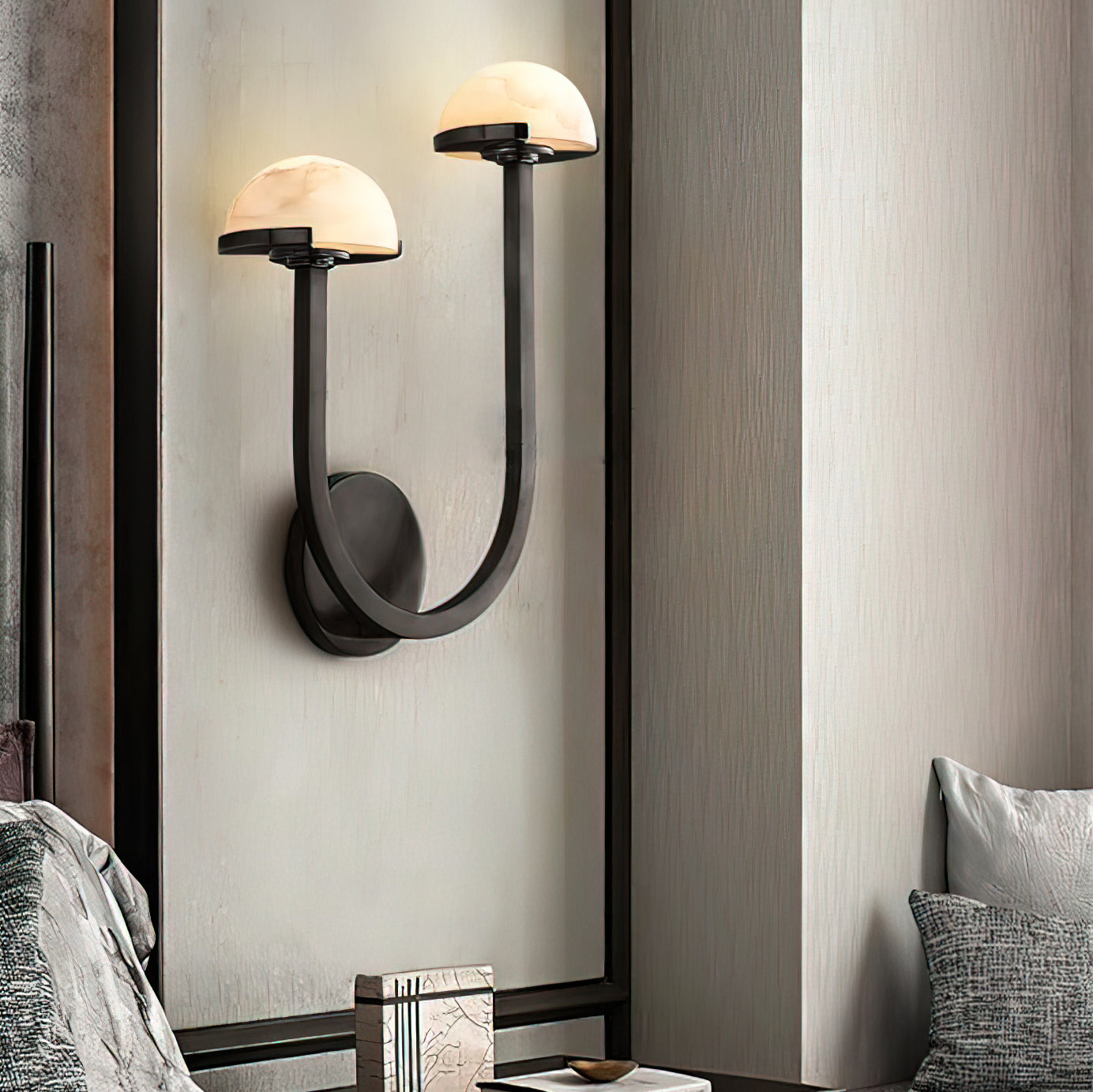 Unique Funnel Mushroom Table Lamp