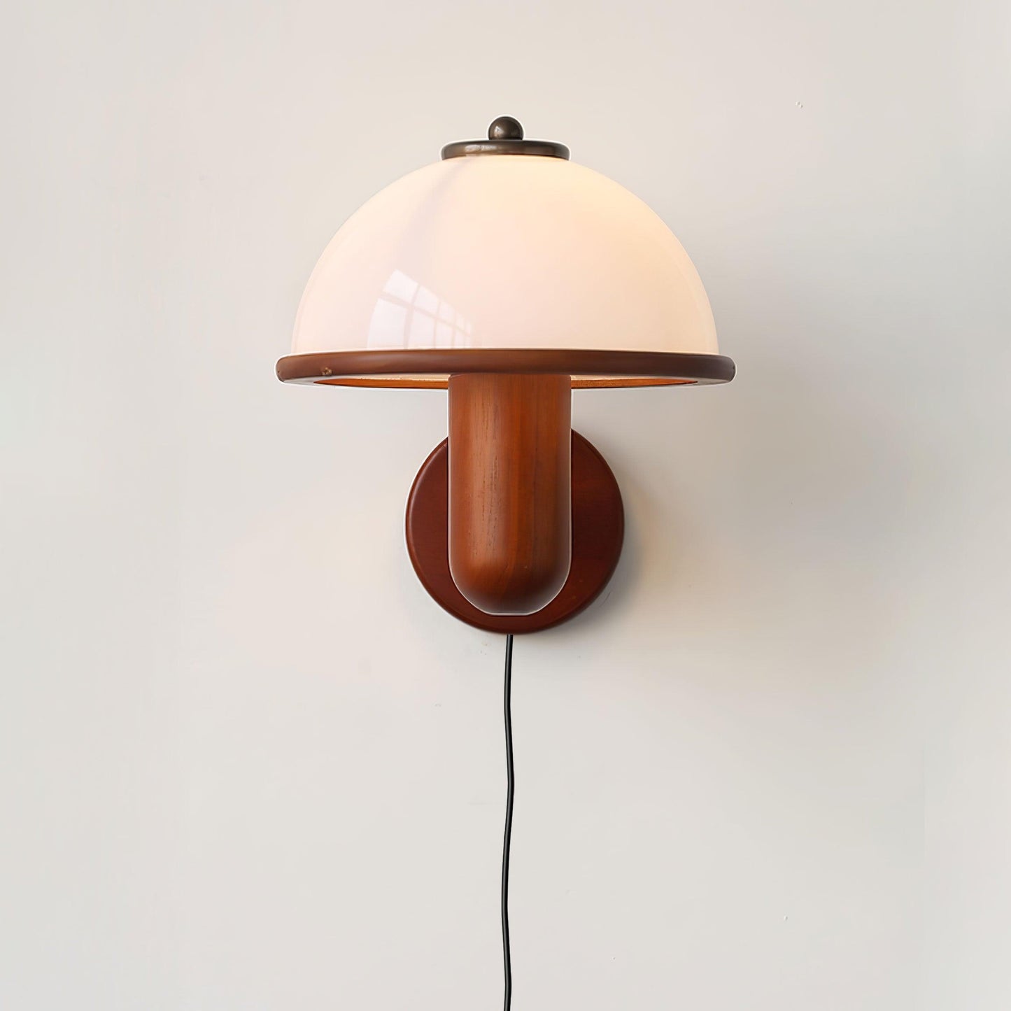 Rustic Wooden LED Wall Light