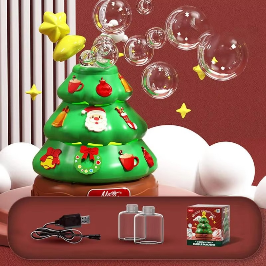 Colorful Musical Christmas Tree with Decorative Stickers