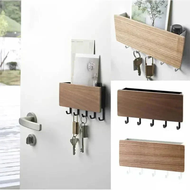 Natural Bamboo Key Holder Box