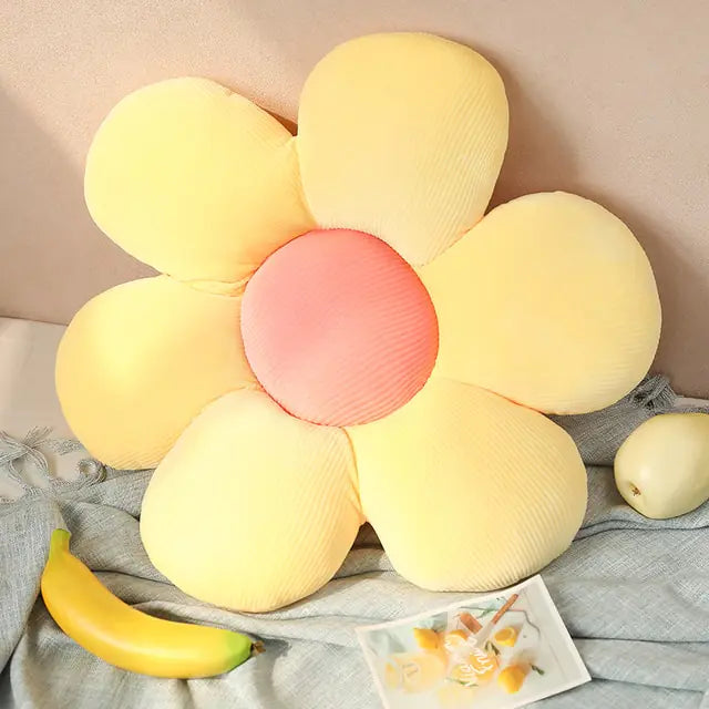 Soft Floral Pattern Chair Cushion