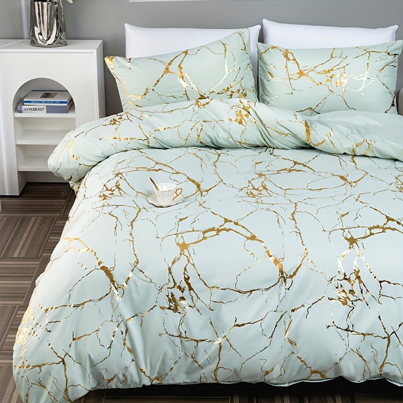Plush Silk Duvet Cover Set - Soft and Cozy Bedding