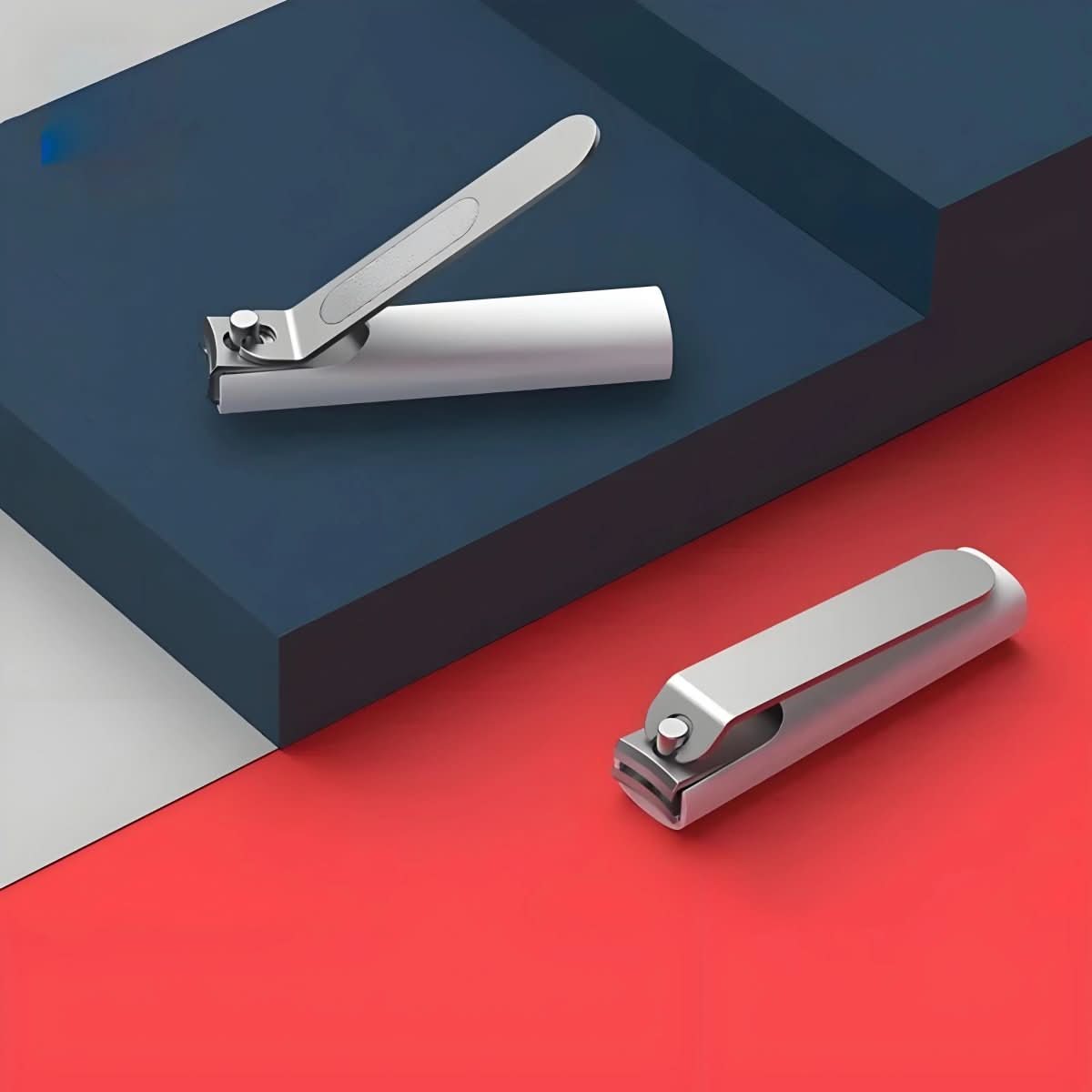 Easy Grip Nail Clippers with Safety Cover and File - Fesara