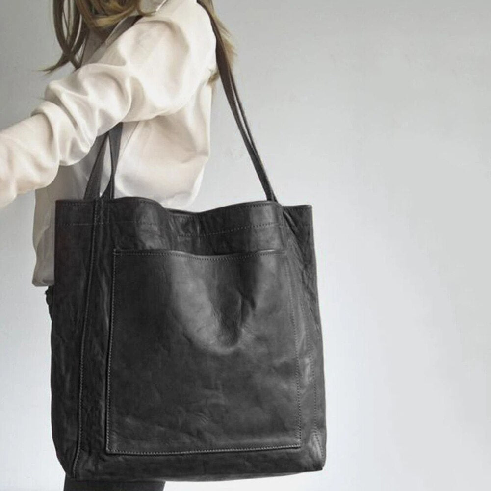 Classic Ladies Leather Tote Bag