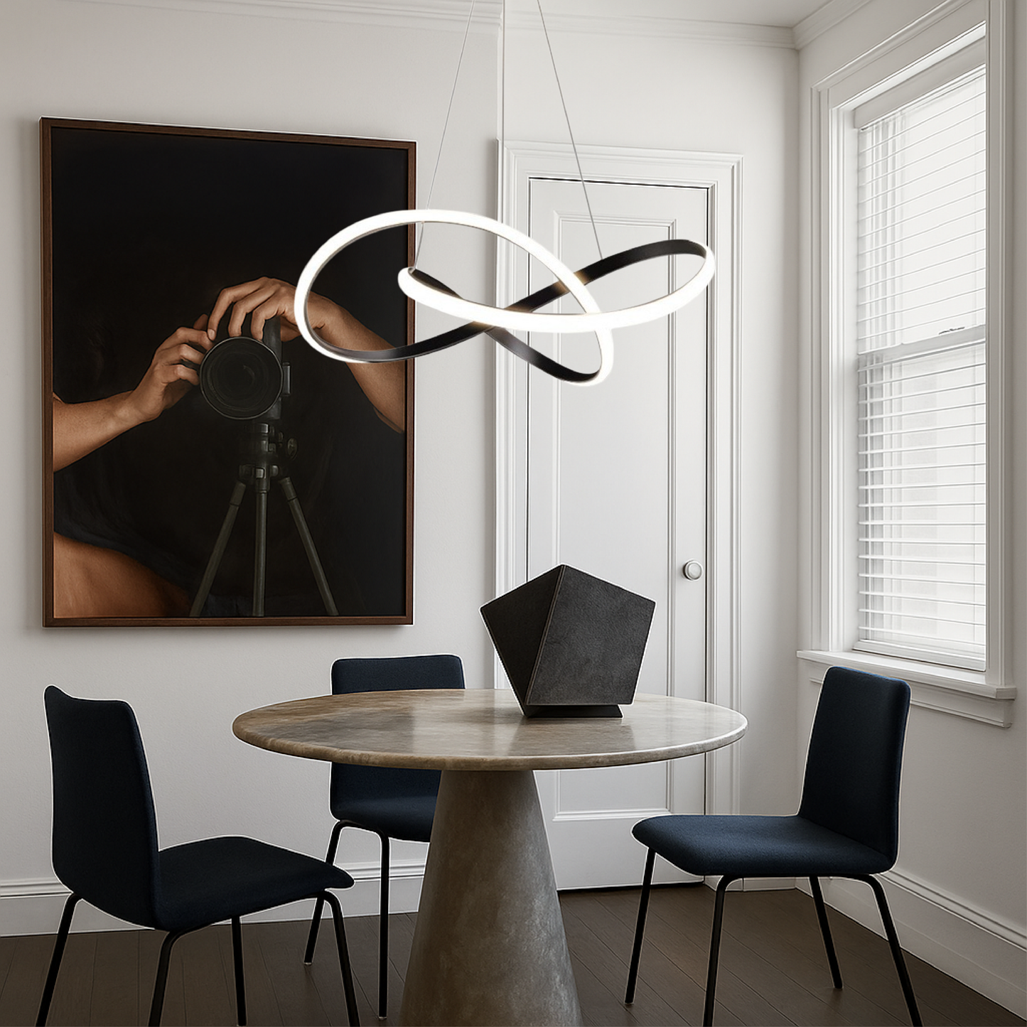 Contemporary Hanging Light Fixture Aluminum Pendant Lamp
