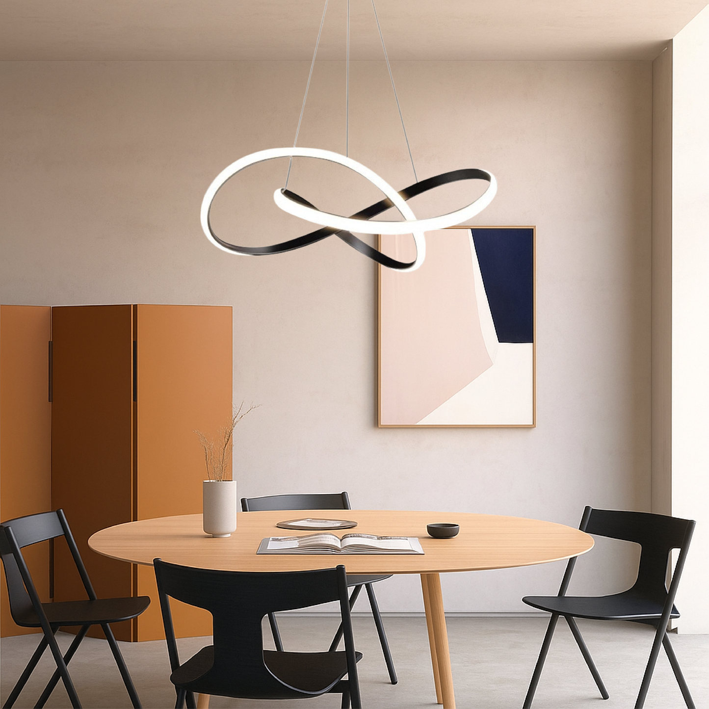 Contemporary Hanging Light Fixture Aluminum Pendant Lamp