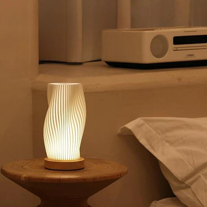 Curvy Color Changing Table Lamp