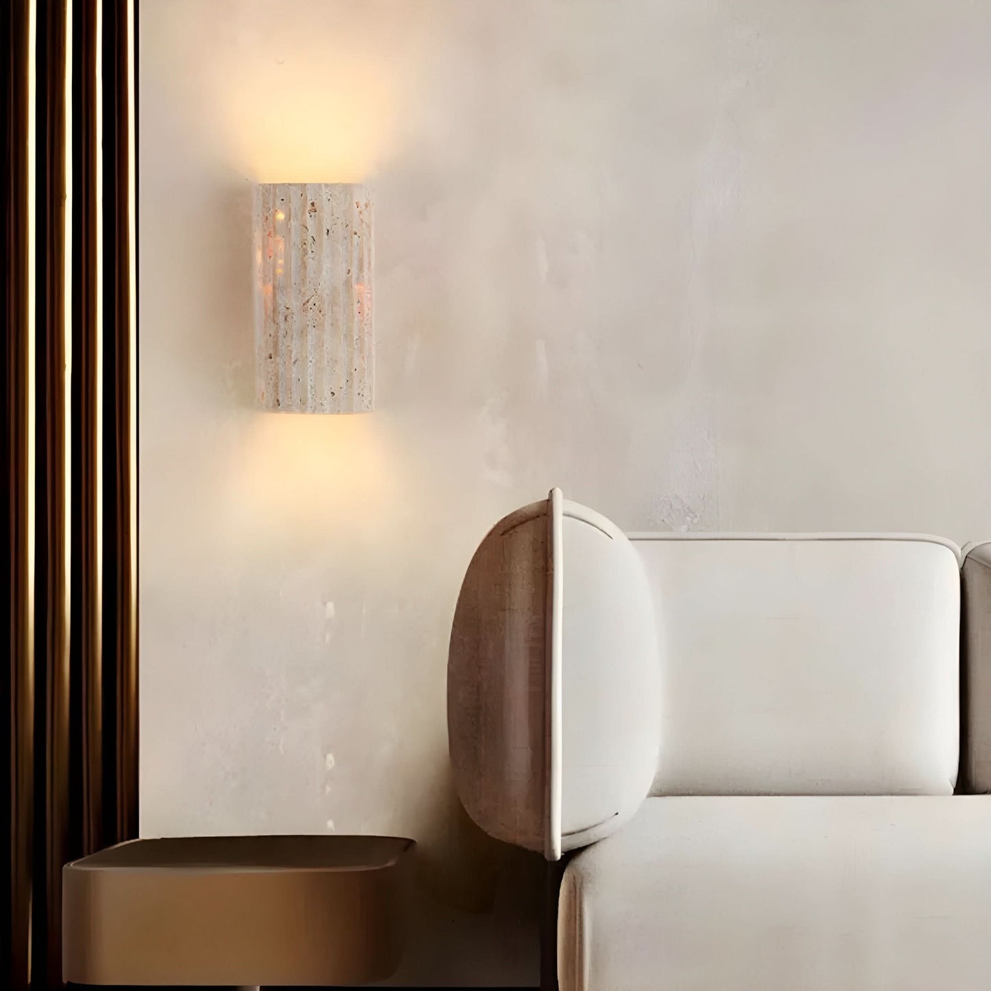 Rustic Rock LED Wall Lamp Light