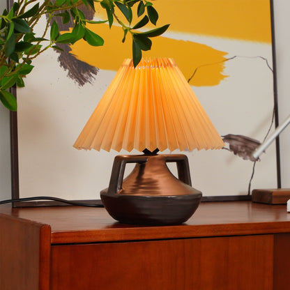 Soft Glow Table Lamp with Fabric Shade