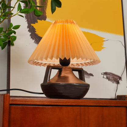 Soft Glow Table Lamp with Fabric Shade