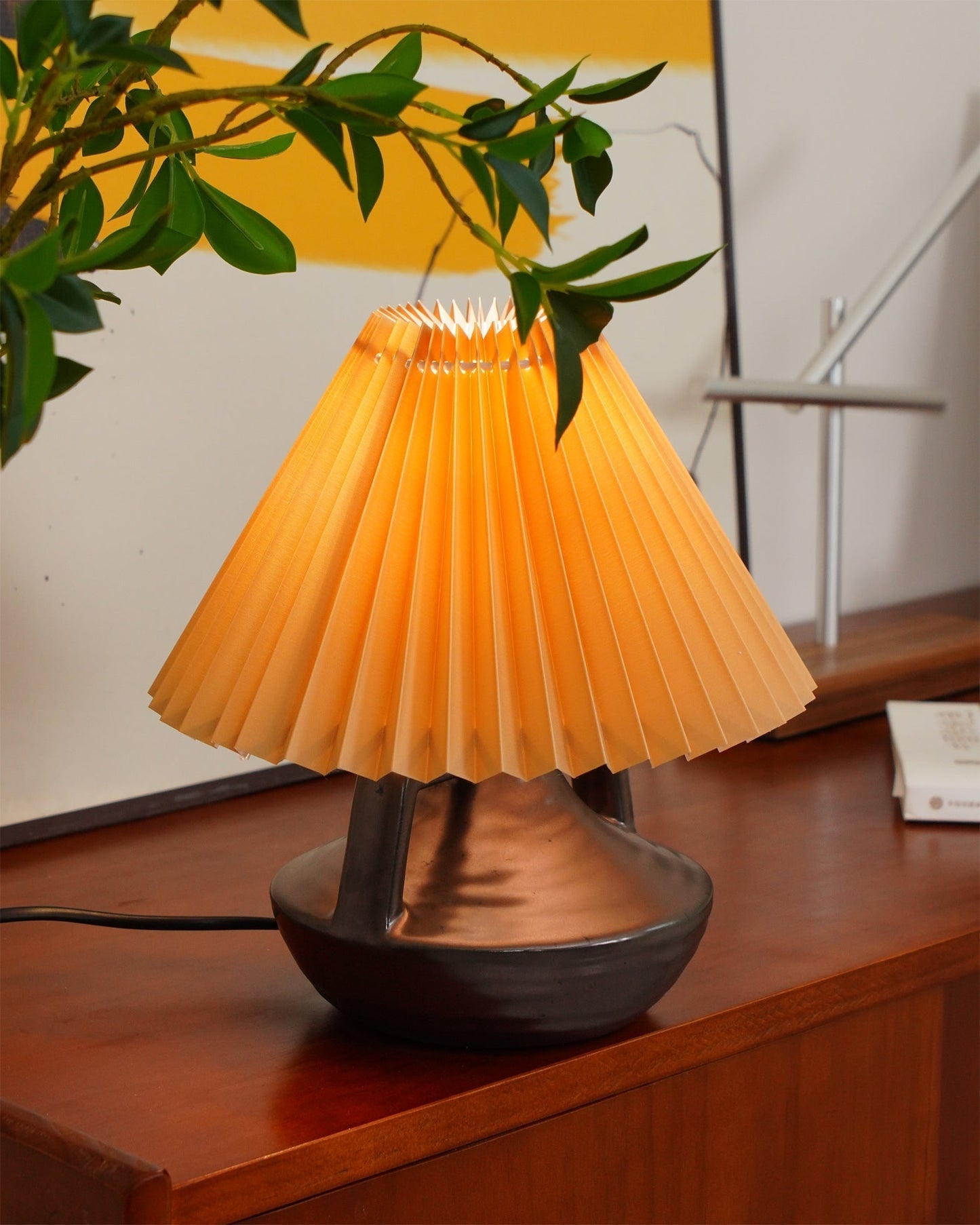 Soft Glow Table Lamp with Fabric Shade