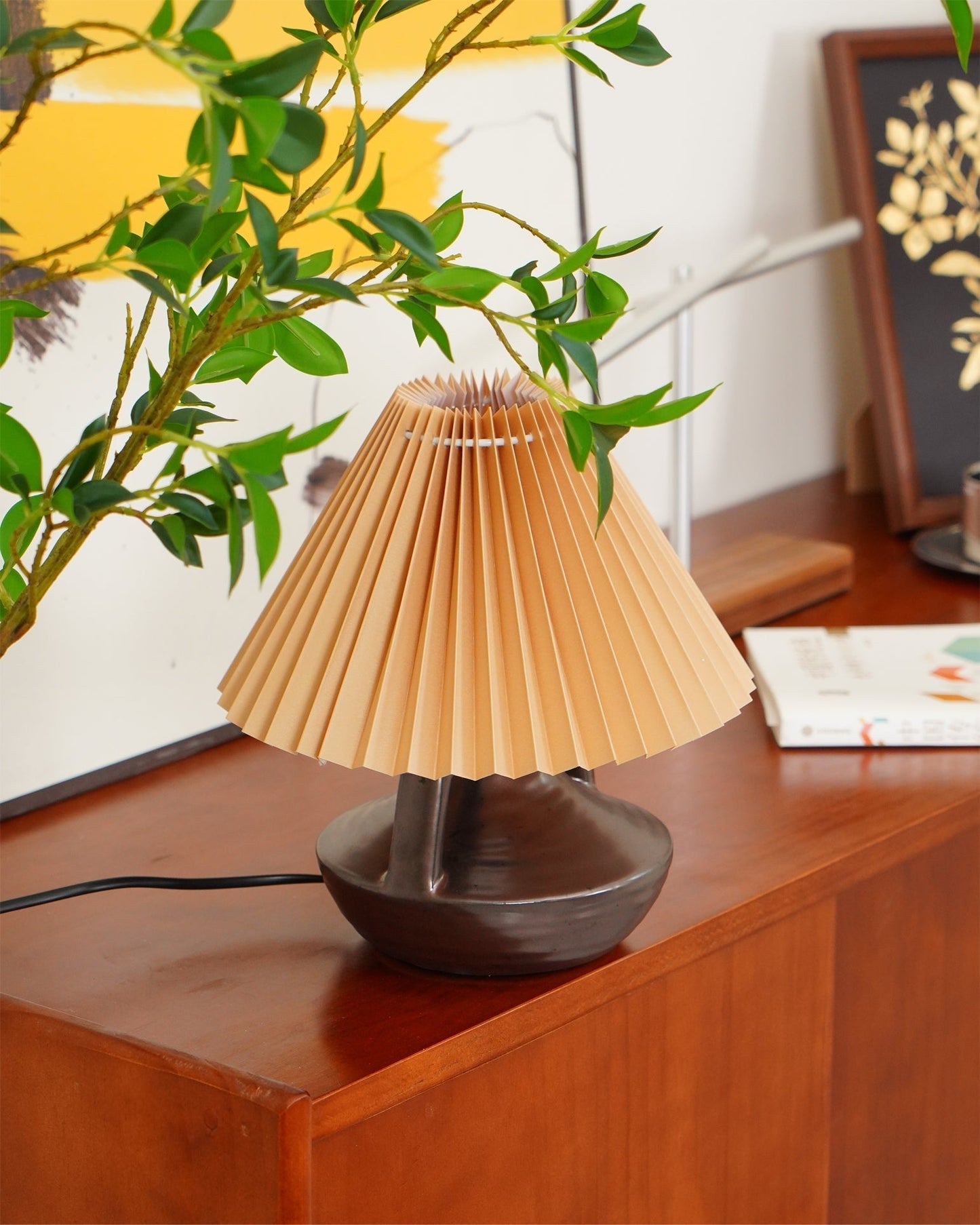 Soft Glow Table Lamp with Fabric Shade