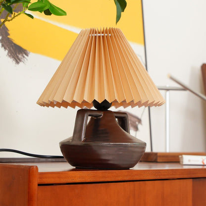 Soft Glow Table Lamp with Fabric Shade