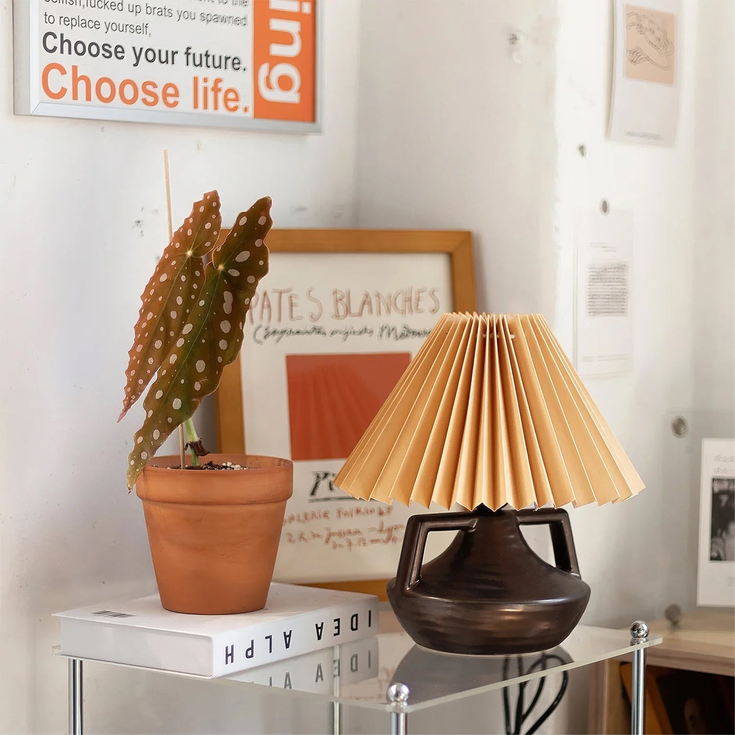 Soft Glow Table Lamp with Fabric Shade