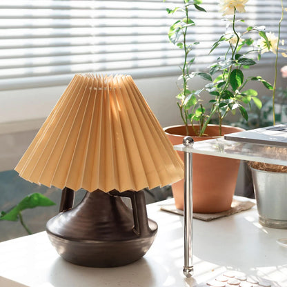 Soft Glow Table Lamp with Fabric Shade