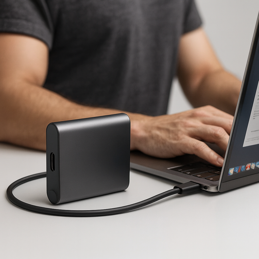 Fast Portable USB External Solid State Drive for Secure Data - Fesara