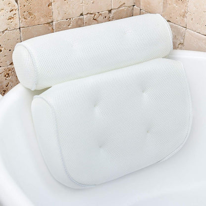 Comfortable Bath Pillow with Neck and Shoulder Relief