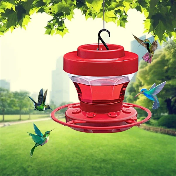 Colorful Pest-Resistant Hanging Hummingbird Feeder - Fesara