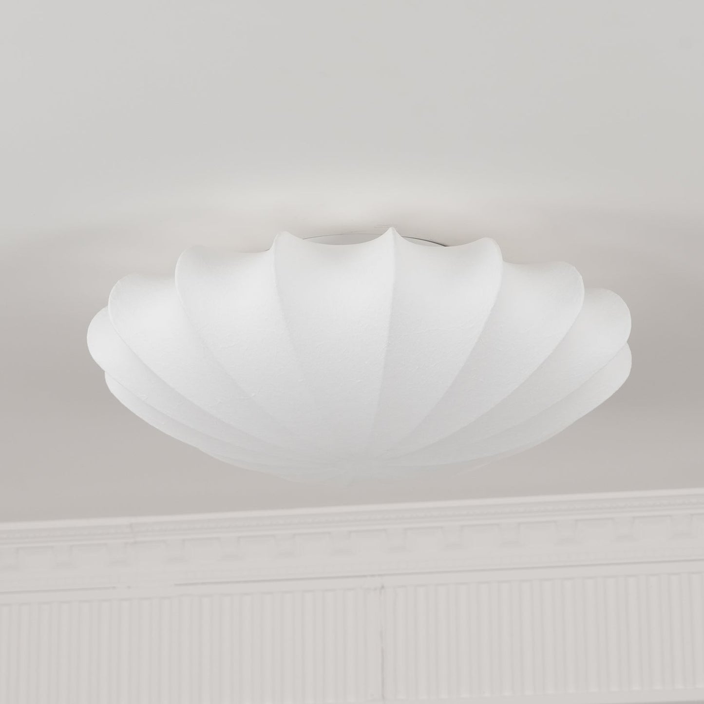 Stylish Shell Fabric Pendant Light