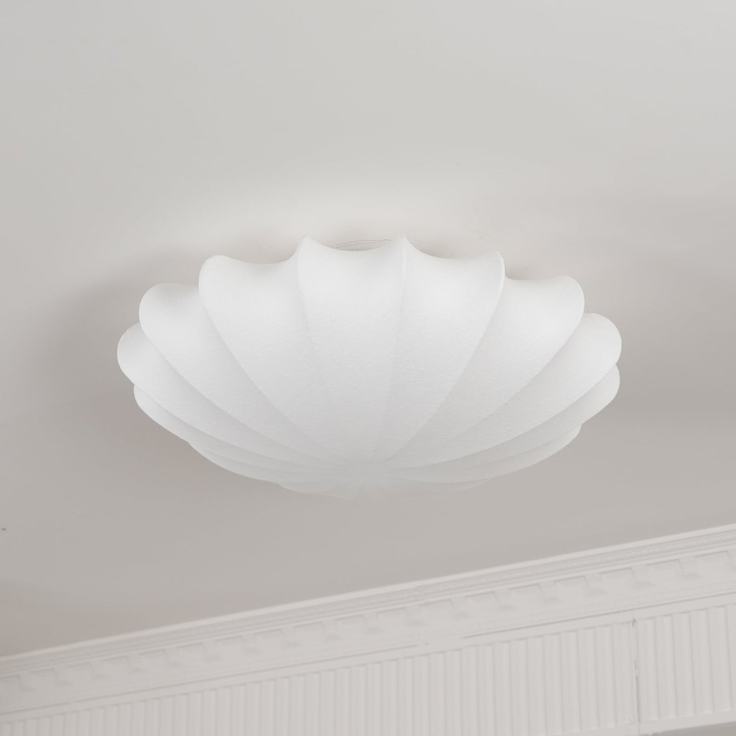 Stylish Shell Fabric Pendant Light